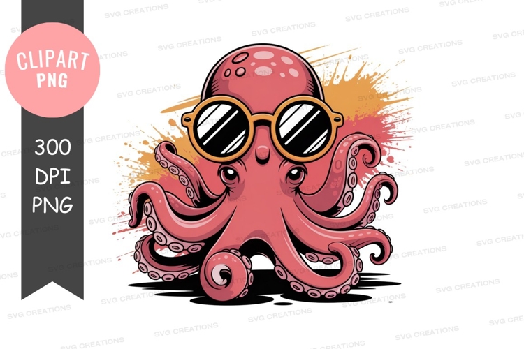Octopus Clipart Image 4