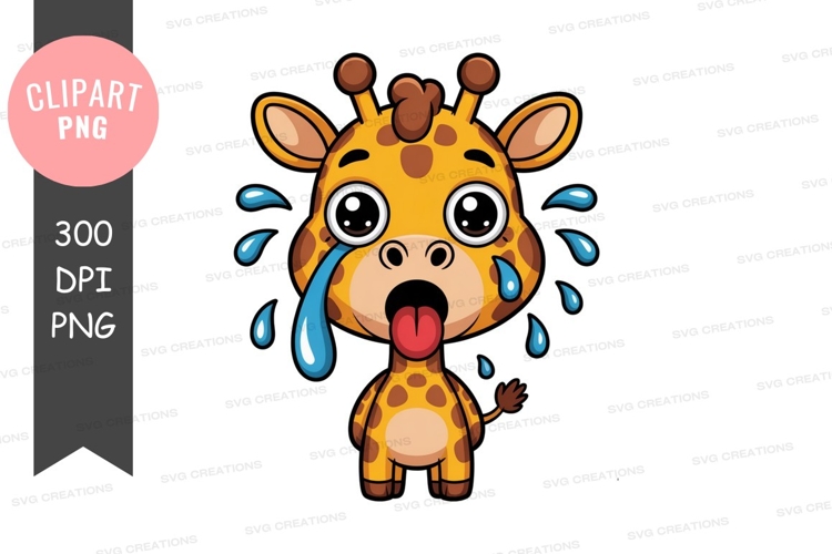 Cute Giraffe Clipart Image 18