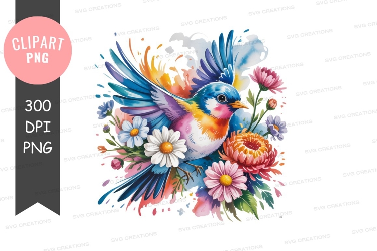 Blue Bird Clipart Image 15