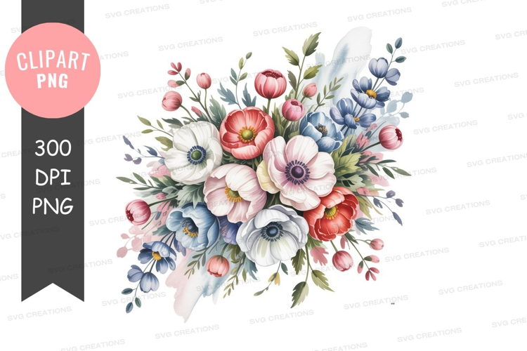 Colorful bouquet of flowers