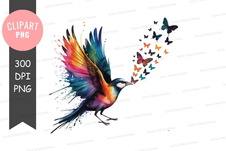 Blue Bird Clipart Image 14