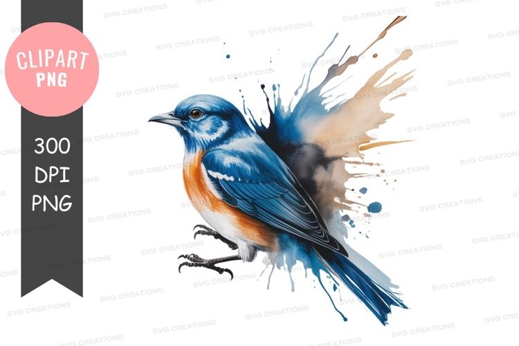 Blue Bird Clipart Image 4