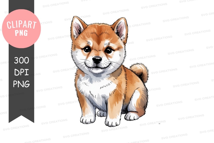 Cute Puppy Clipart Image 13