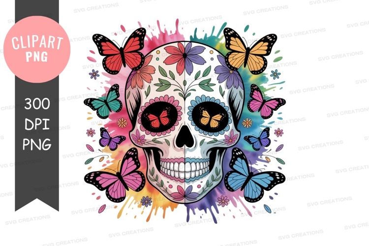 Sugar Skull Clipart Image 17