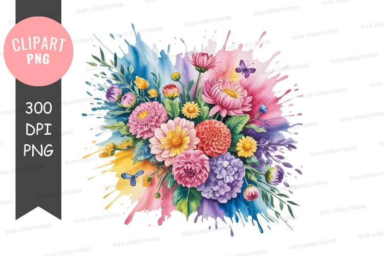 Flower Bouquet Clipart Image 12