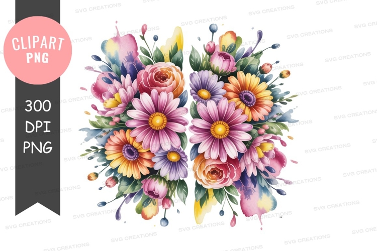 Flower Bouquet Clipart Image 24
