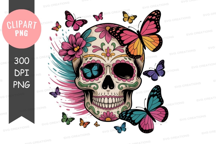 Sugar Skull Clipart Image 16
