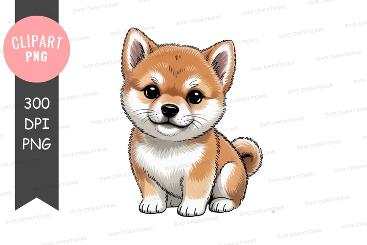 Cute Puppy Clipart Image 11