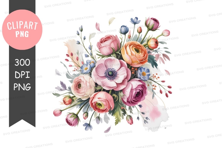 Bouquet Clipart Image 13