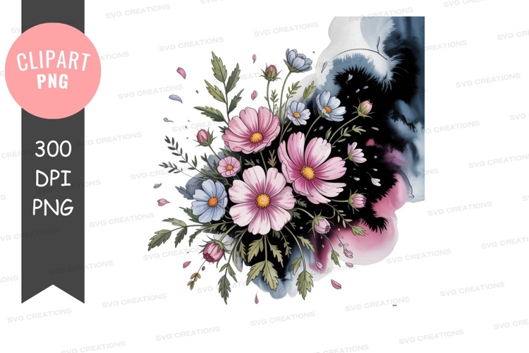 Delicate floral bouquet