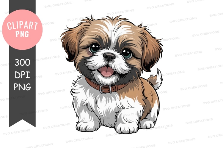 Shih Tzu Clipart Image 23