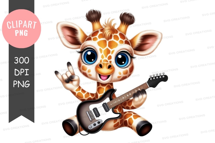 Cute Giraffe Clipart Image 12