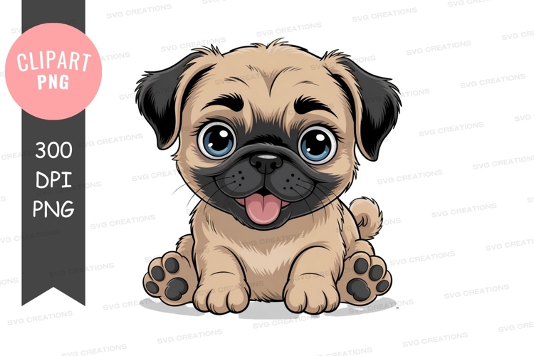 Pug Clipart Image 18