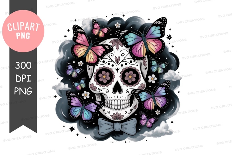 Sugar Skull Clipart Image 19