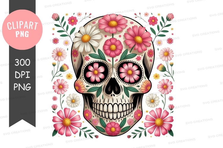 Sugar Skull Clipart Image 18