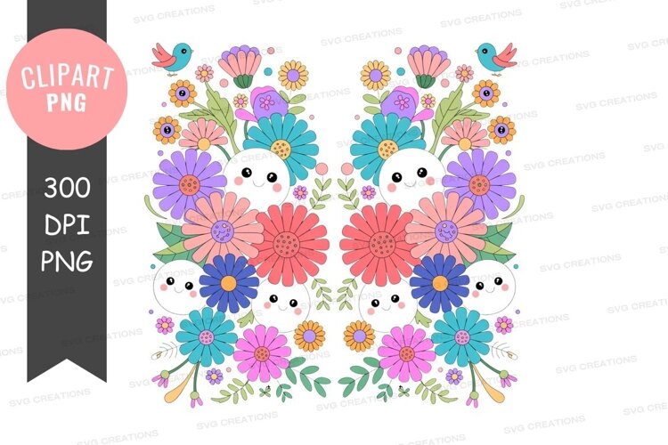 Whimsical flower friends example image 1