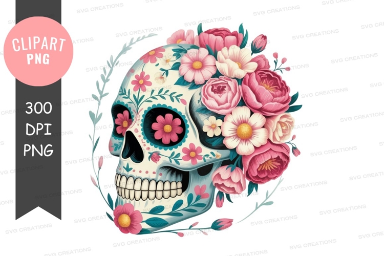 Sugar Skull Clipart Image 14