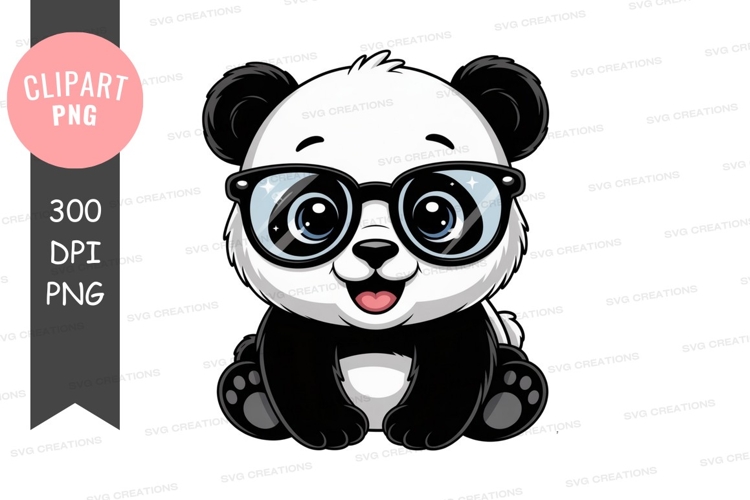 Cute Panda Clipart Image 5