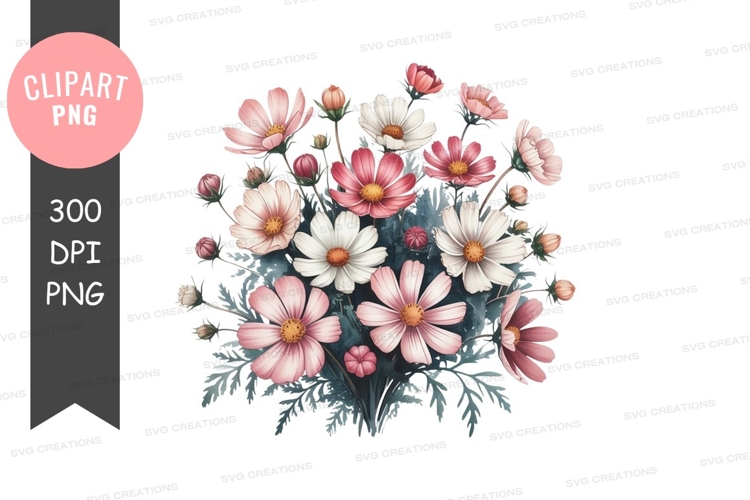 Bouquet Of Flower Clipart Image 11