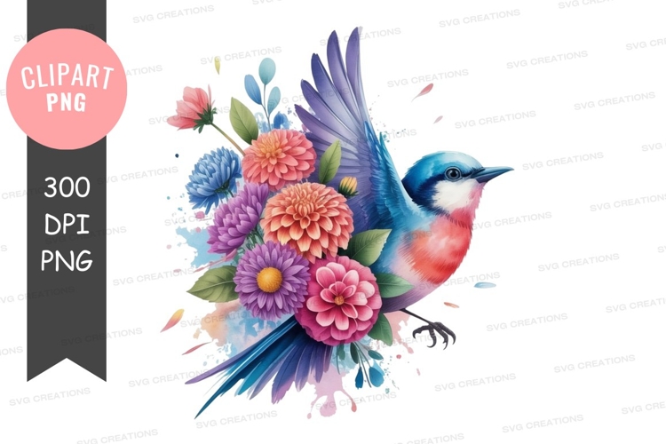 Blue Bird Clipart Image 22