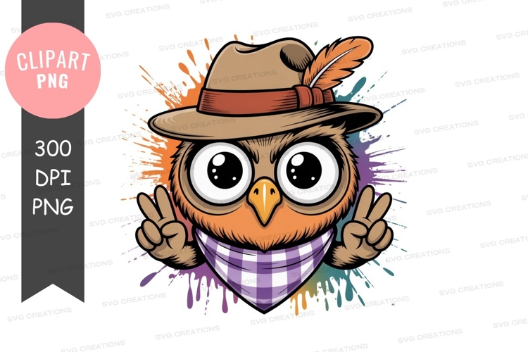 Happy owl clipart png
