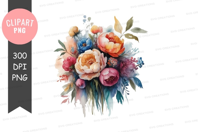 Bouquet Of Flowers Clipart Image 10