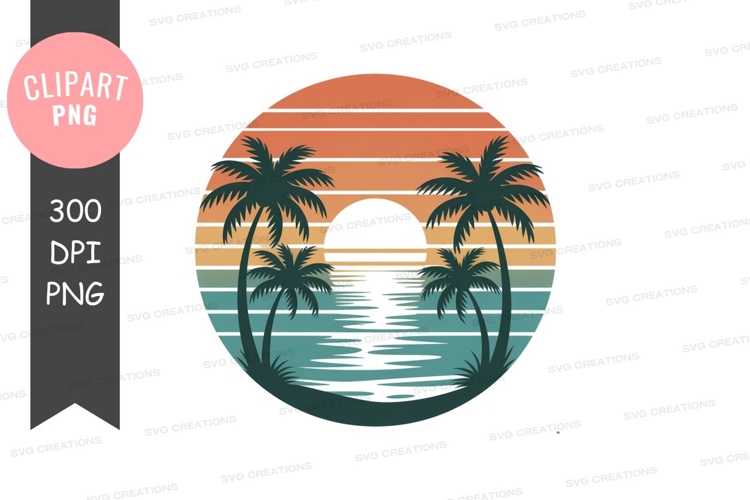 Palm Trees Clipart Image 7