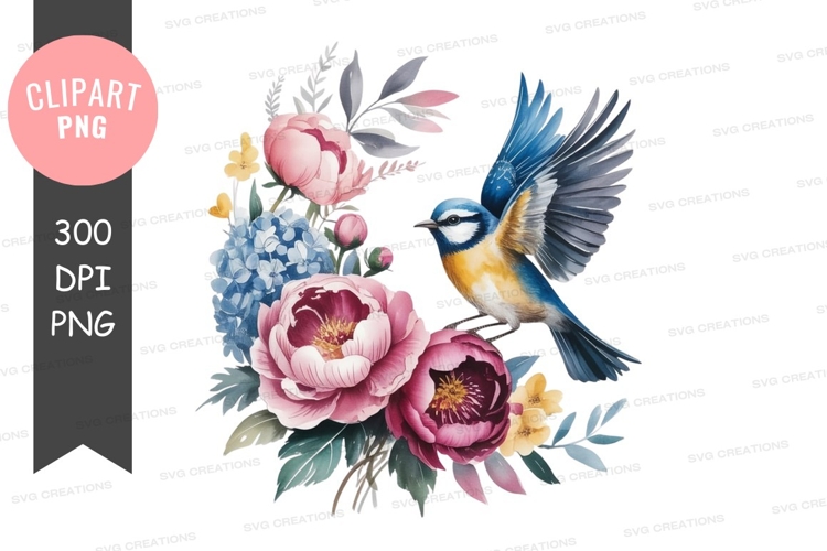 Blue Bird Clipart Image 23