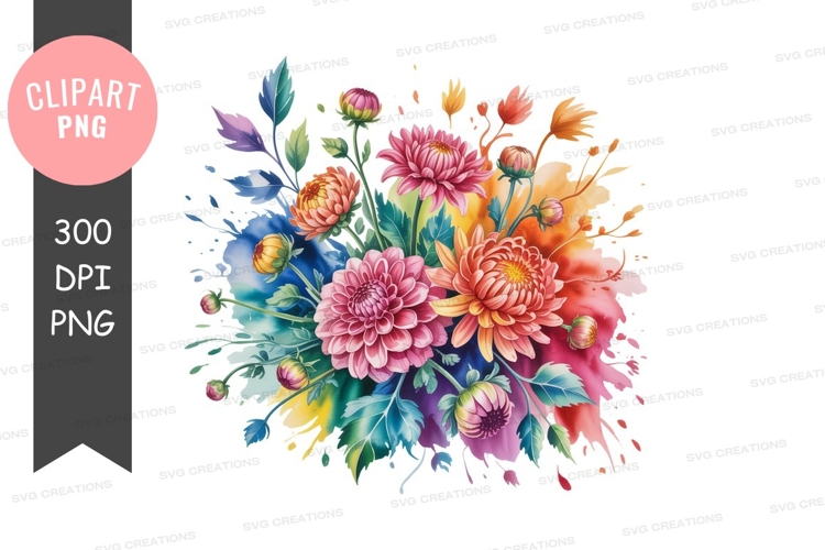 Flower Bouquet Clipart Image 16