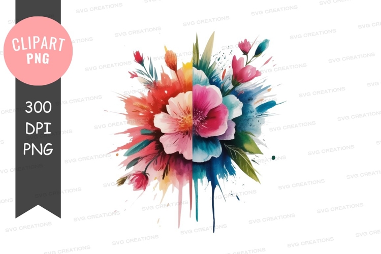 Bouquet Of Flowers Clipart Image 6