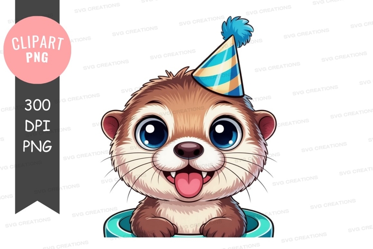 Otter Clipart Image 16