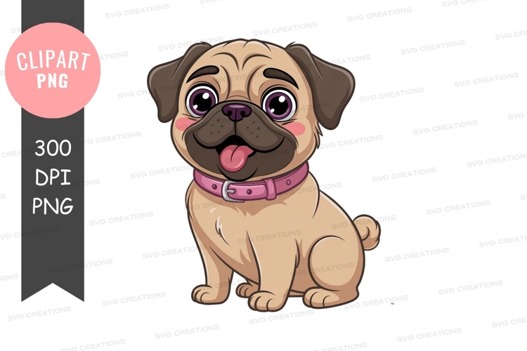 Pug Clipart Image 5