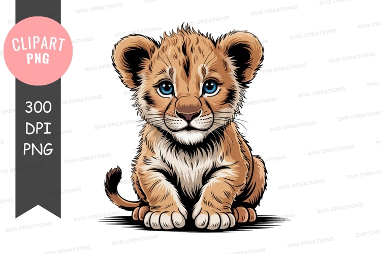 Cute Lion Clipart