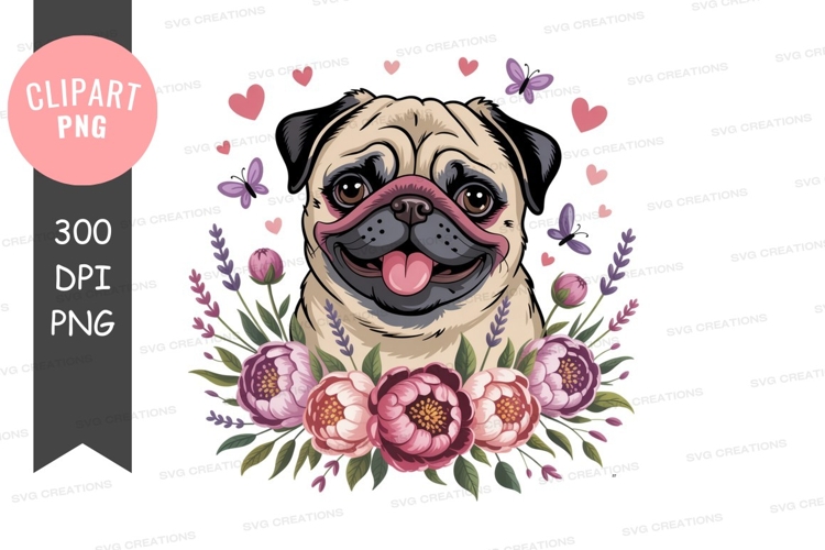 Pug Clipart Image 22