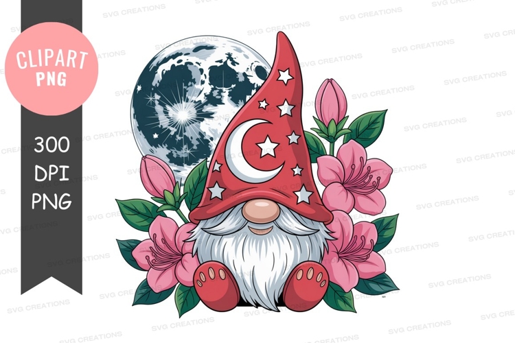 Moon and Stars Clipart Image 7
