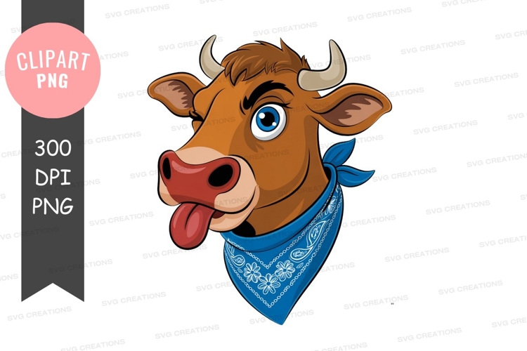 Cartoon Cow Image 12