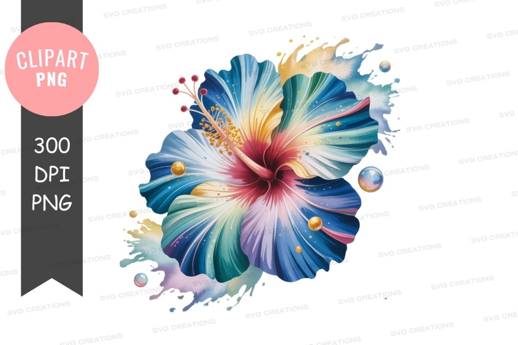 Hibiscus Flower Clipart Image 21