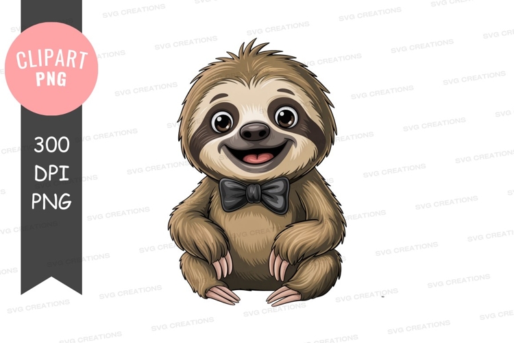 Sloth Clipart Image 8