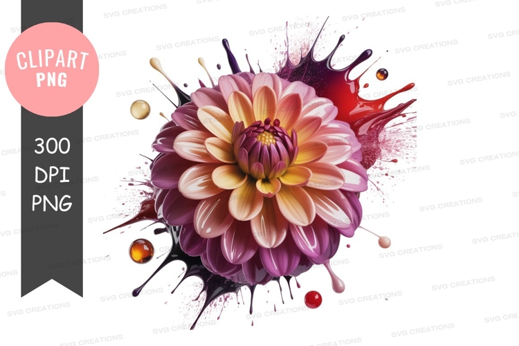 Splatter Paint Clipart Image 17