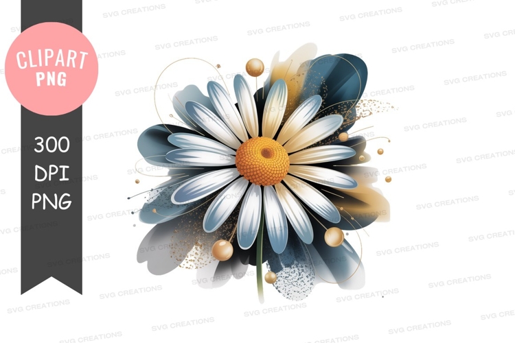 Daisy Flower Clipart Image 21