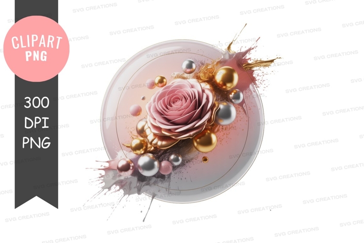 Pink Rose Png Image 8