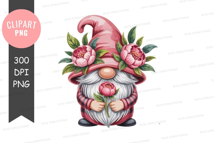 Pink Flowers Clipart Image 21