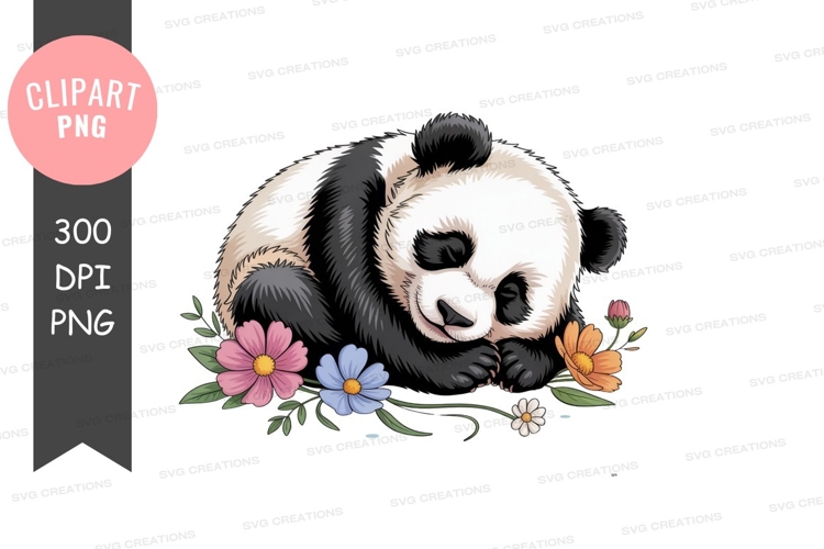 Cute Panda Clipart Image 12