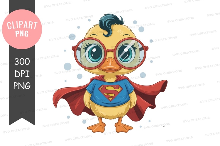 Cute Duck Clipart Image 10
