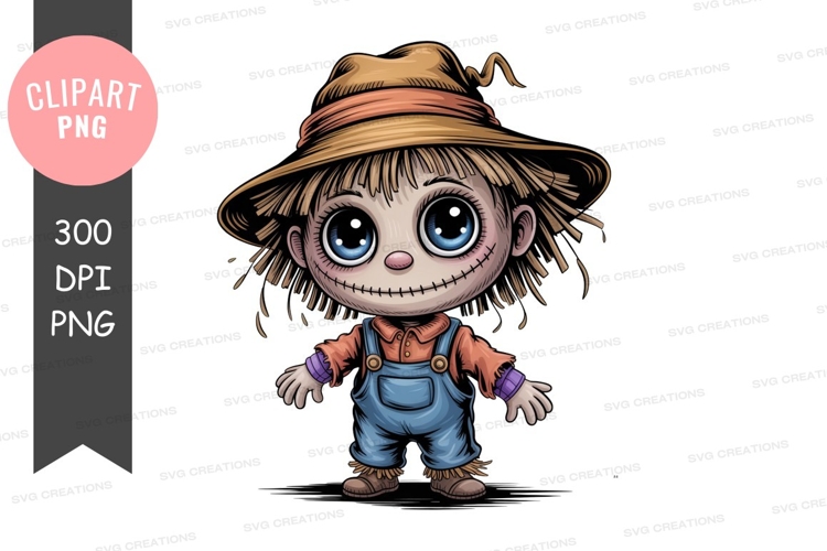 Cute Scarecrow Clipart Image 18