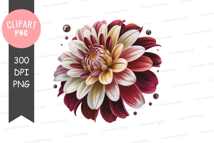 Transparent Background Flower Clipart Image 9