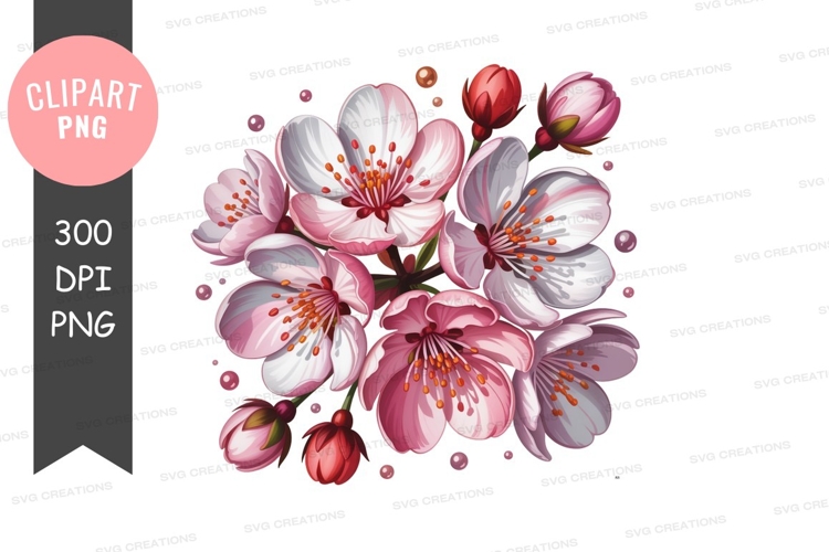 Cherry Blossoms Clipart Image 15