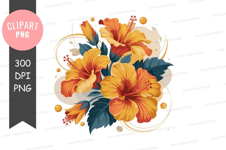 Hibiscus Illustration Image 8