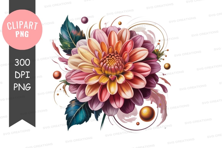 Yellow Flower Clipart Image 23