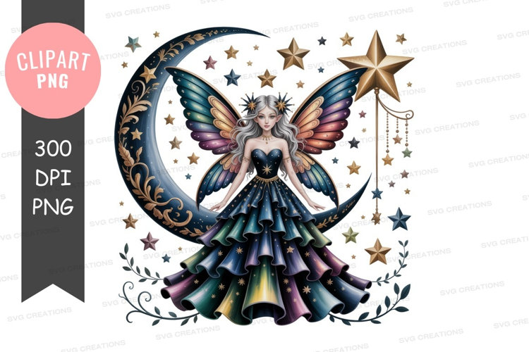 Mystical night fairy